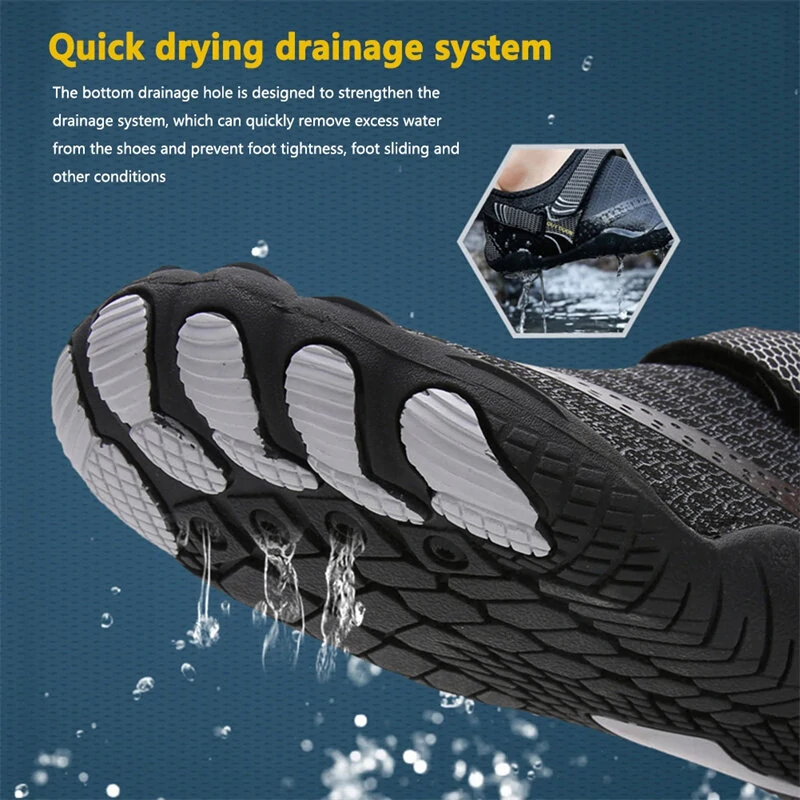 (image for) TENGOO Beach Wading Sandal Quick Dry Non-Slip Breathable Surf Fishing Fitness Water Sports Shoes